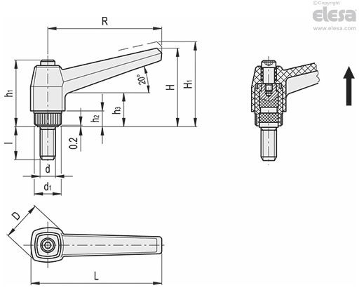 MR-p | Adjustable handles | Elesa